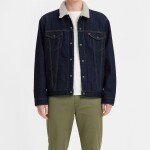 Men Sherpa Trucker Jacket
