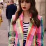 Emily Cooper Emily In Paris S03 Multi-Color Coat