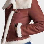 Women’s Brown Sheepskin Shearling Jacket