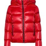 Womens Red Puffer Jacket