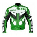 Yamaha R6 Motorcycle Green Jacket