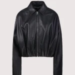 Loewe Draped Leather Jacket