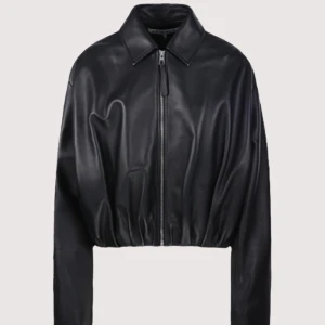 Loewe Draped Leather Jacket
