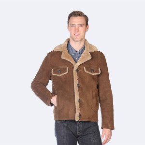 Mens Sheep Skin Jacket