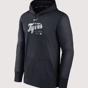 MLB Detroit Tigers Navy Blue Hoodie