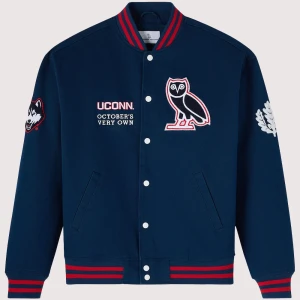 OVO x UConn Huskies Varsity Jacket