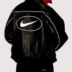Supreme x Nike Black Leather Jacket