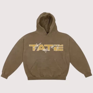 Tate Mcrae Stars Brown Hoodie