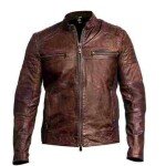 Men’s Antique Brown Leather Jacket