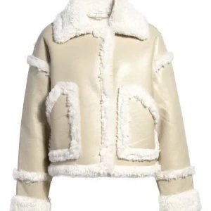 Women Shearling Leather Jacket