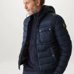 Quilted Puffer Jacket With Hood