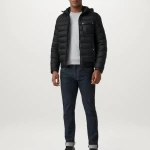Quilted Puffer Jacket With Hood