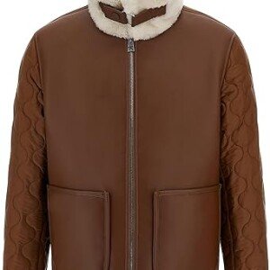 Men's Shearling Look Jacket
