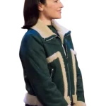 Michelle Trading Up Christmas 2024 Shearling Jacket