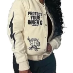Protect Your Inner G Gang Letterman Jacket