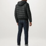 Quilted Puffer Jacket With Hood