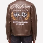 Abercrombie McLaren Leather Racer Jacket