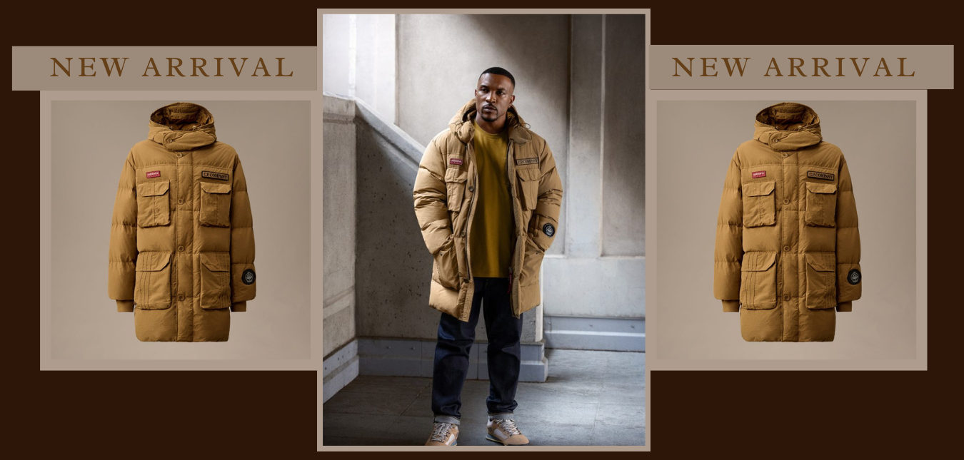 Adidas SPZL x C.P. Company Nylon Long Down Jacket