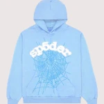 Baby Blue Spider Hoodie