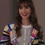 Emily Cooper Emily in Paris S03 Printed Kimono