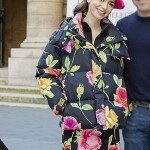 Paris Emily Emily Cooper Puffer Jacket With Flowers