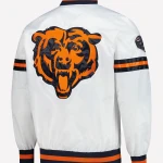 Chicago Bears White Starter Varsity Jacket