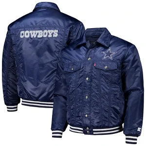 Dallas Cowboys Silver Tab Trucker Jacket