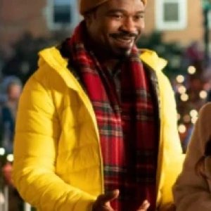 An Ice Wine Christmas Lyriq Bent Puffer Jacket
