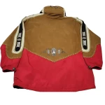 Drake Embroidered Hooded Snow Ski Jacket