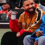 Drake Embroidered Hooded Snow Ski Jacket