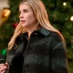 Emma Roberts Holidate Wool Coat