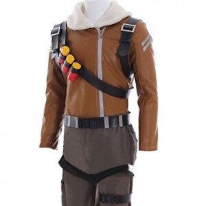 Fortnite Raptor Gaming Brown Jacket