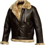 Fur Aviator flying Pilot Bomber Jacket