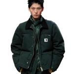 FW25 Sacai Carhartt Green Puffer Jacket
