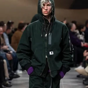 FW25 Sacai Carhartt Green Jacket