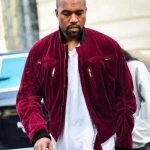 Kanye West Maroon Jacket