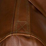 Military A-2 Brown Bomber Leather Jacket
