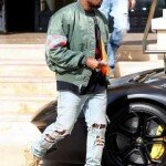 Kanye West Green Bomber Jacket