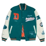 Miami Dolphins GOLF WANG Letterman Jacket