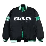 GOLF WANG Philadelphia Eagles Satin Bomber Jacket