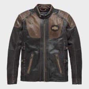 Harley Davidson Brown Leather Jacket