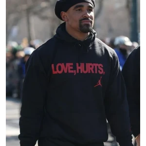 Jalen Hurts Eagles Super Bowl Championship Hoodie