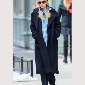 Jennifer Lawrence Black Coat