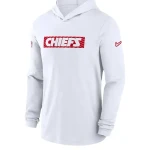 Kansas City Chiefs Sideline Performance White Hoodie