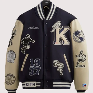 Kith CUNY Queens College Golden Bear Varsity Jacket