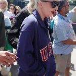 Lady Gaga USA 2024 Olympics Half Zip Jacket