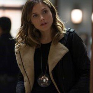 Chicago P.D. Erin Lindsay Black Shearling Jacket