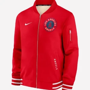 Los Angeles Angels City Connect Red Bomber Jacket