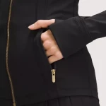 Lululemon Define Gold Zipper Jacket