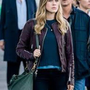 Manifest Michaela Stone Maroon Jacket